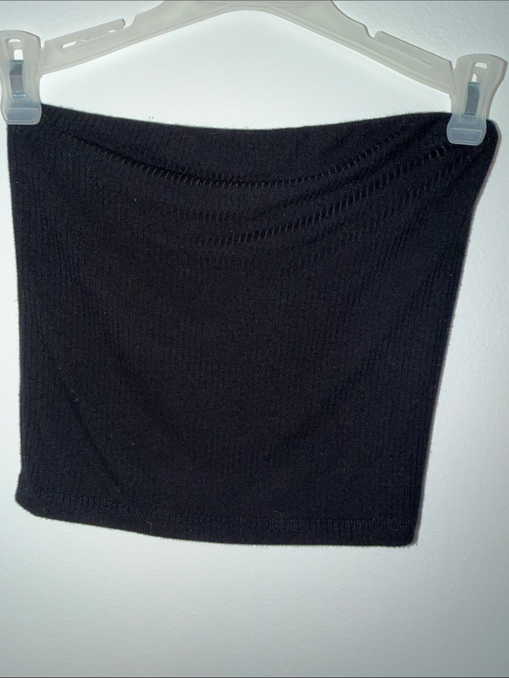 American Eagle Soft & Sexy Black Ribbed Tube Top XS